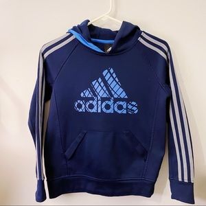Adidas Logo Sweatshirt Dark Blue Boys Medium
